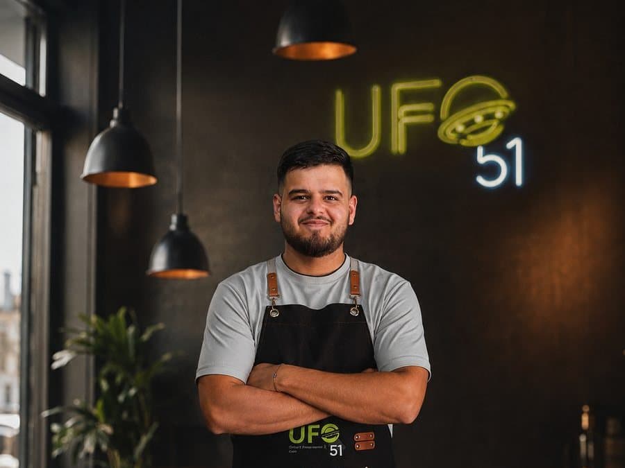 Founder Ayoub at UFO 51 in Passau’s old town