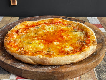 Sauerteig-Pizza Quattro Formaggi